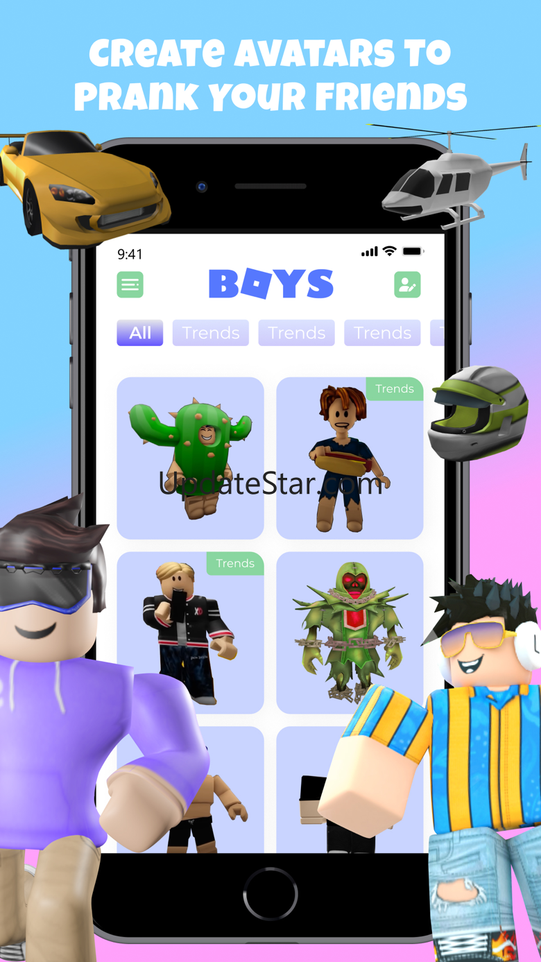 Avatar Shirts & Skins for RBX 2.4