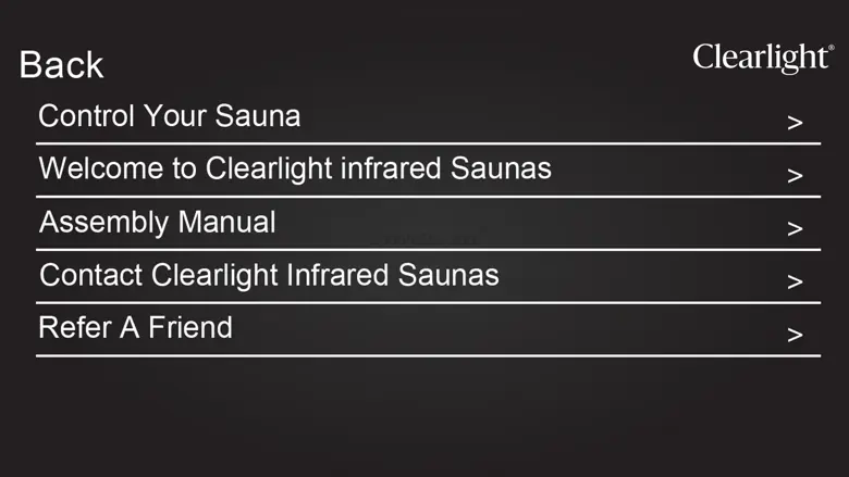 Clearlight® Sauna Connect App 1.0.1