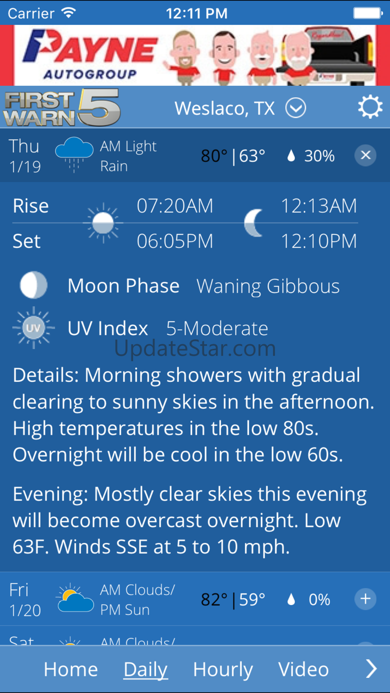 KRGV FIRST WARN 5 Weather 6.9.1