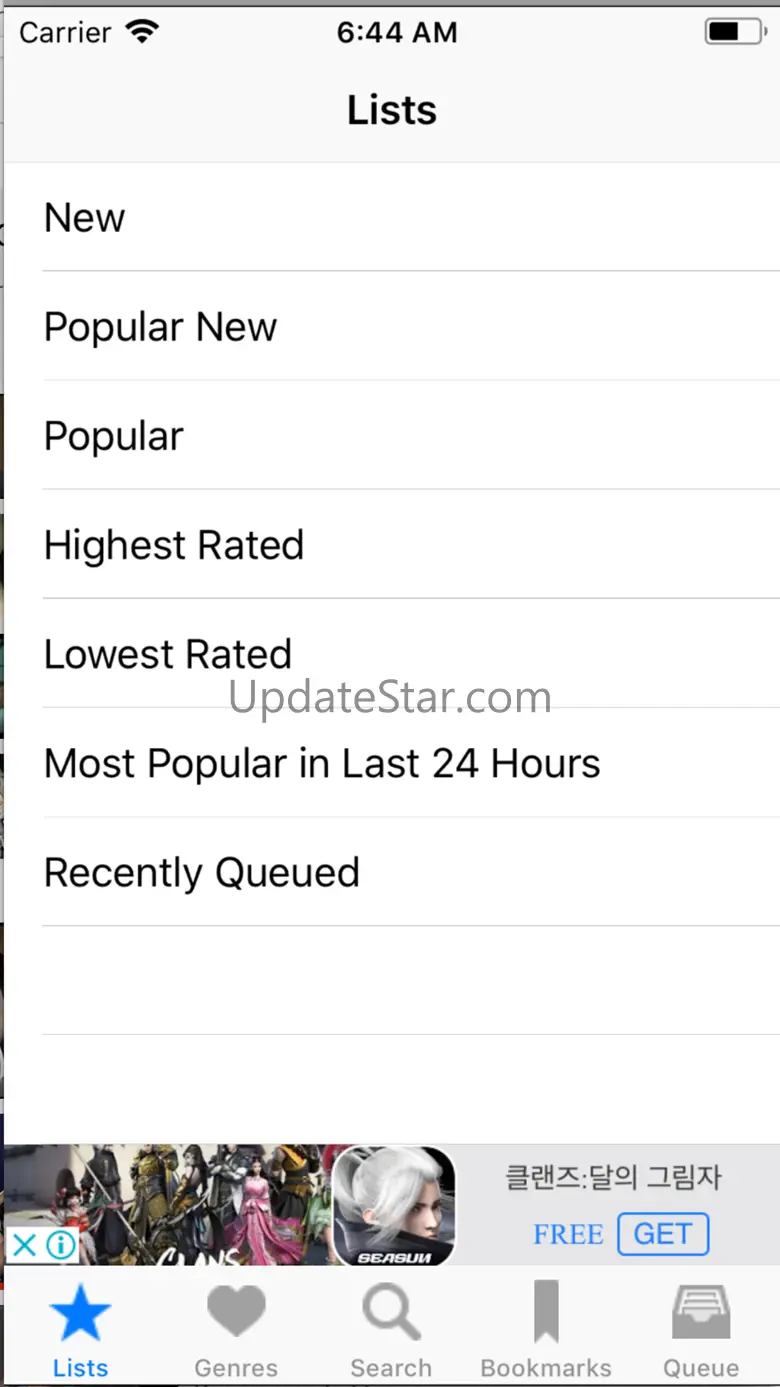 InstantWatcher -- for iPhone 1.91