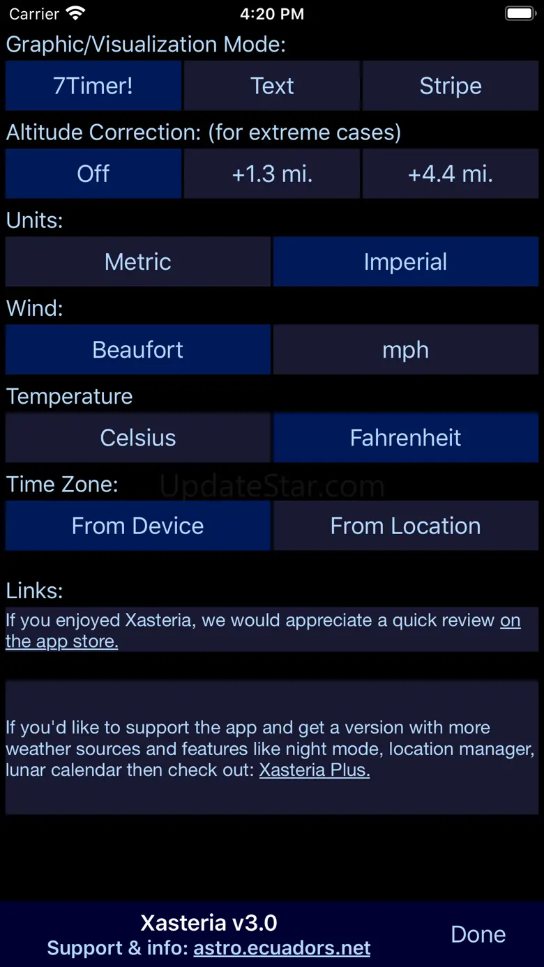 Xasteria: Astronomy Weather 4.9