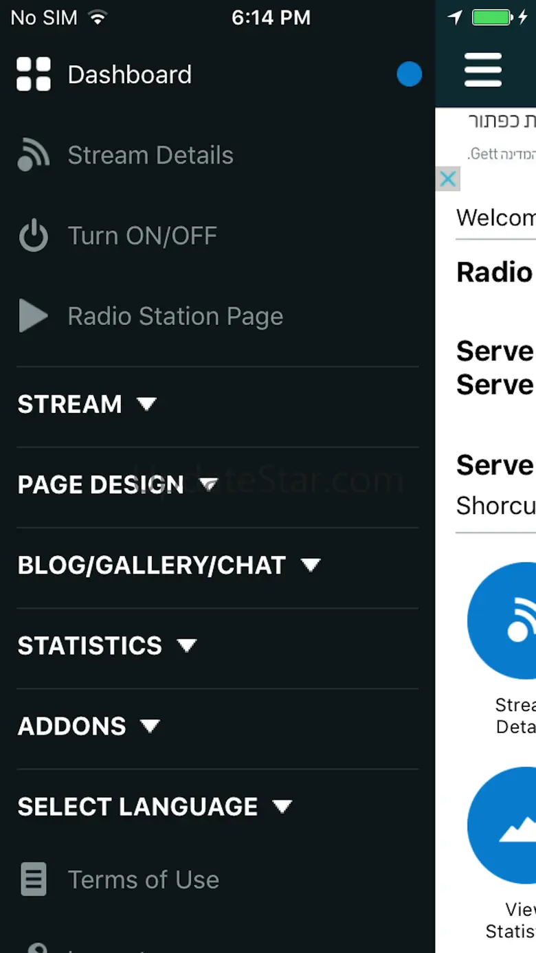 Listen2MyRadio Control Panel 1.6.1