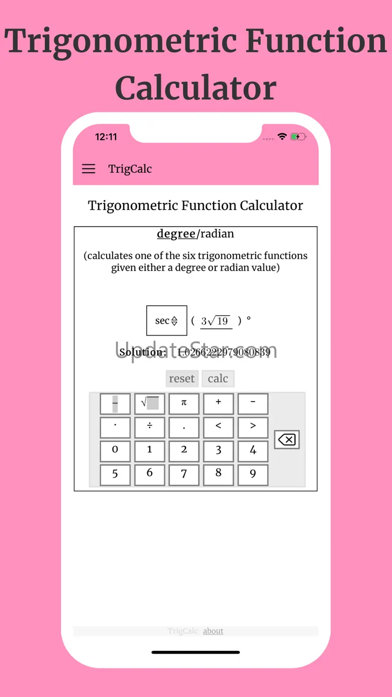 TrigCalc - Trig Calculator 1.8.0