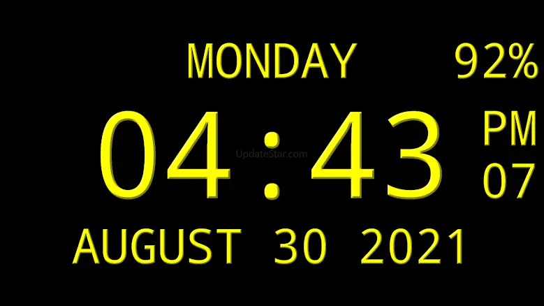 Digital Clock Live Wallpaper-7 6.71