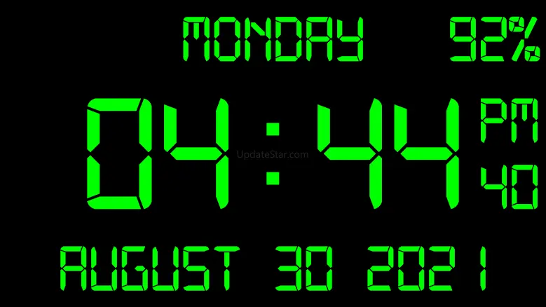 Digital Clock Live Wallpaper-7 6.71