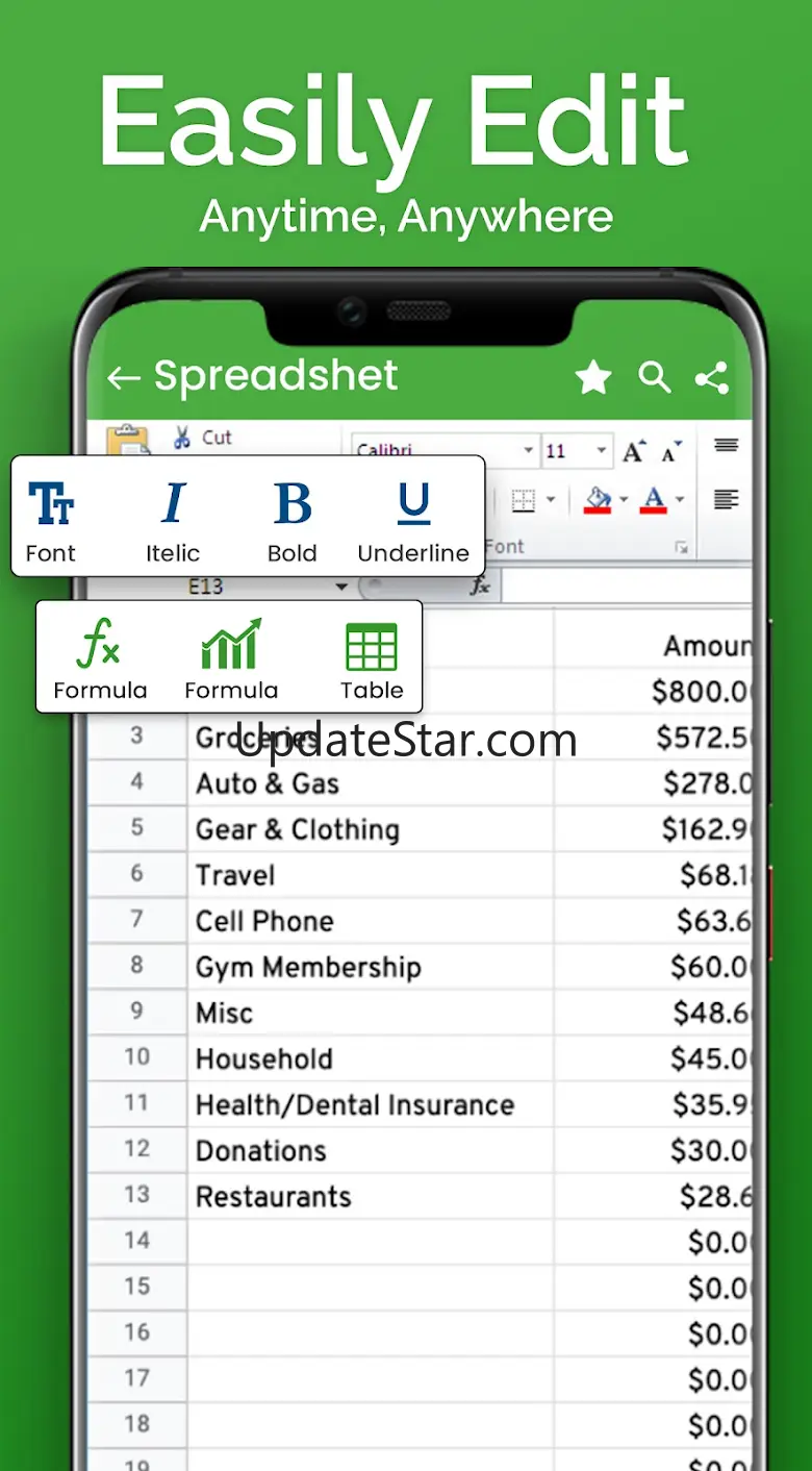 Xlsx Viewer & Excel Reader Xls 3.1