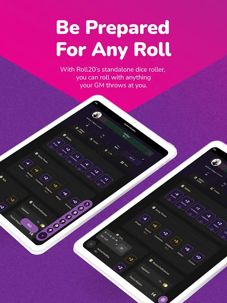 Roll20 - Character Sheets 1.2.2