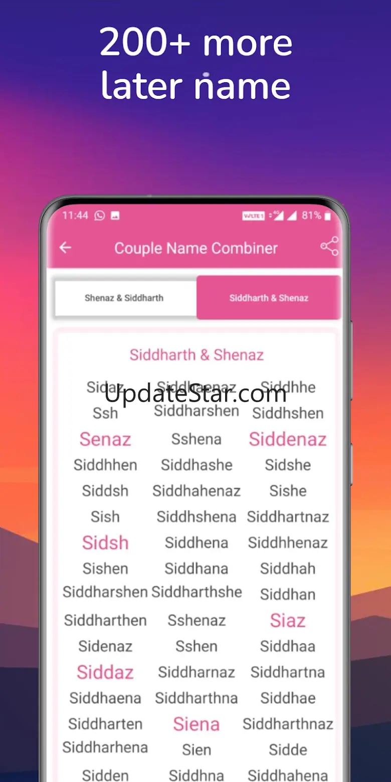 Couple Name Combiner - Baby Na 1.4