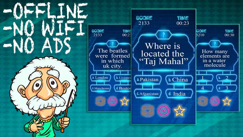 Quiz Games Offline No WIFI Fun 1.5
