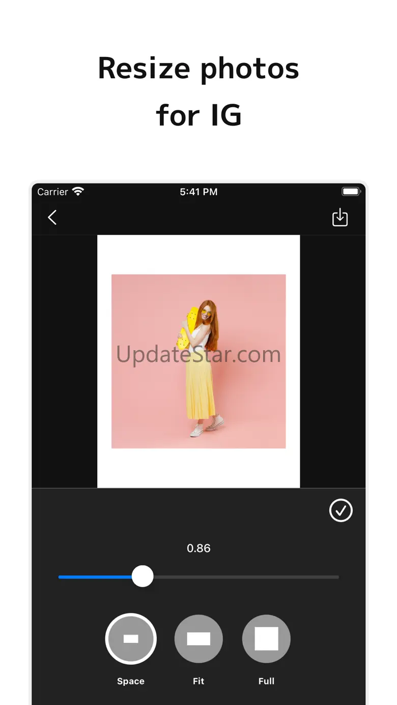 Resize photo editor Repicture 2.2.16