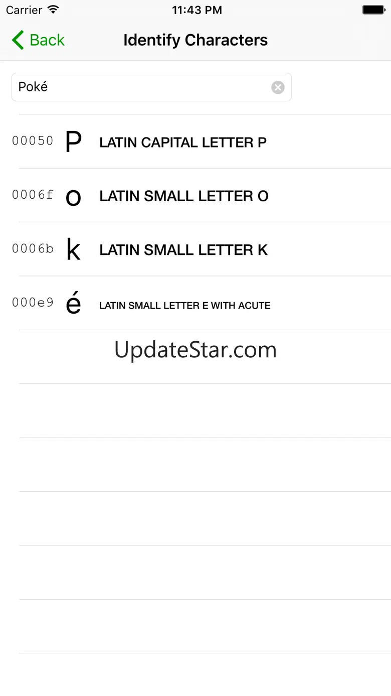 Unicode Character Viewer 1.8.1