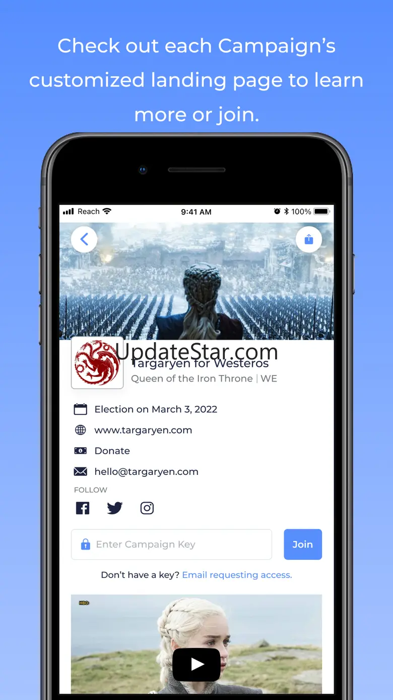 Reach — Progressive Organizing 25.1.0