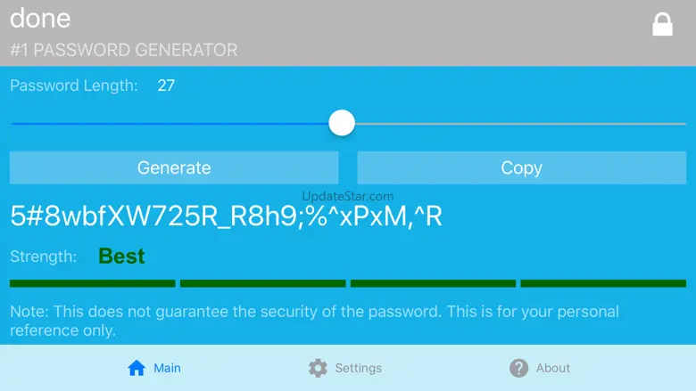 #1 Password Generator 1.0.7