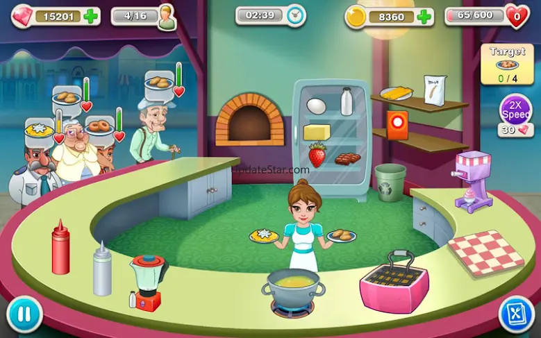 Kitchen story: Food Fever Game 14.4