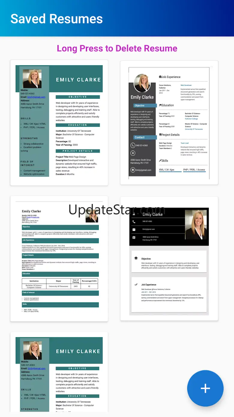Resume Maker 3.6