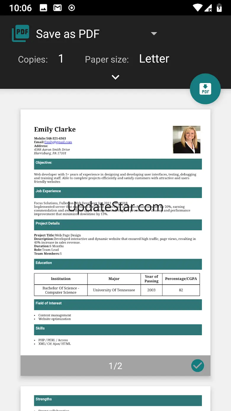 Resume Maker 3.6