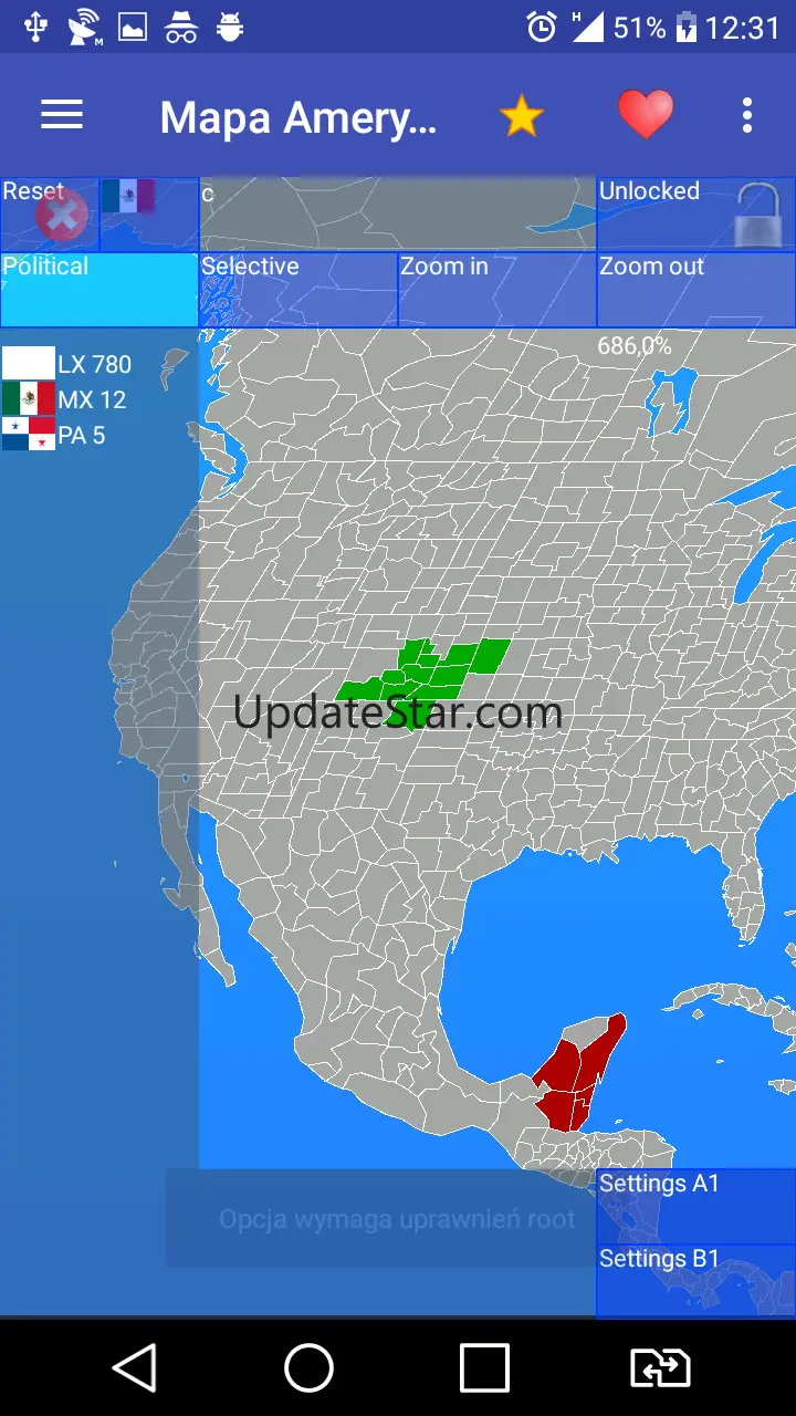 Map of North America 1.23.1