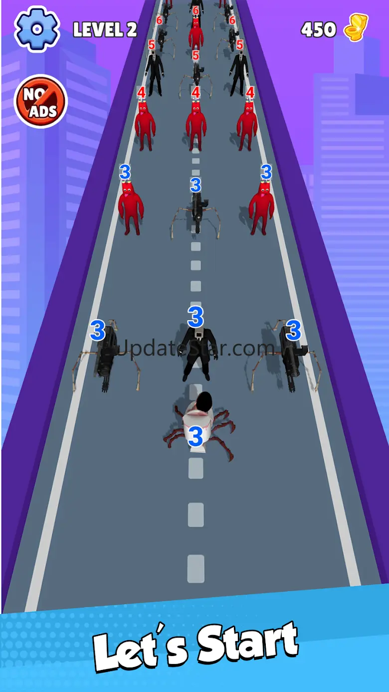 Monster Run 3D: Merge And Run