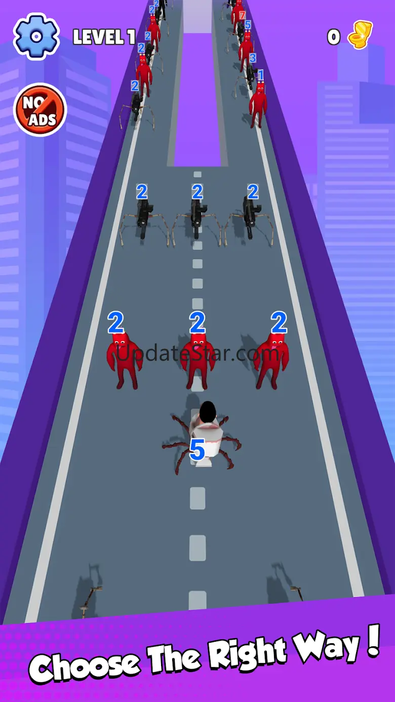 Monster Run 3D: Merge And Run