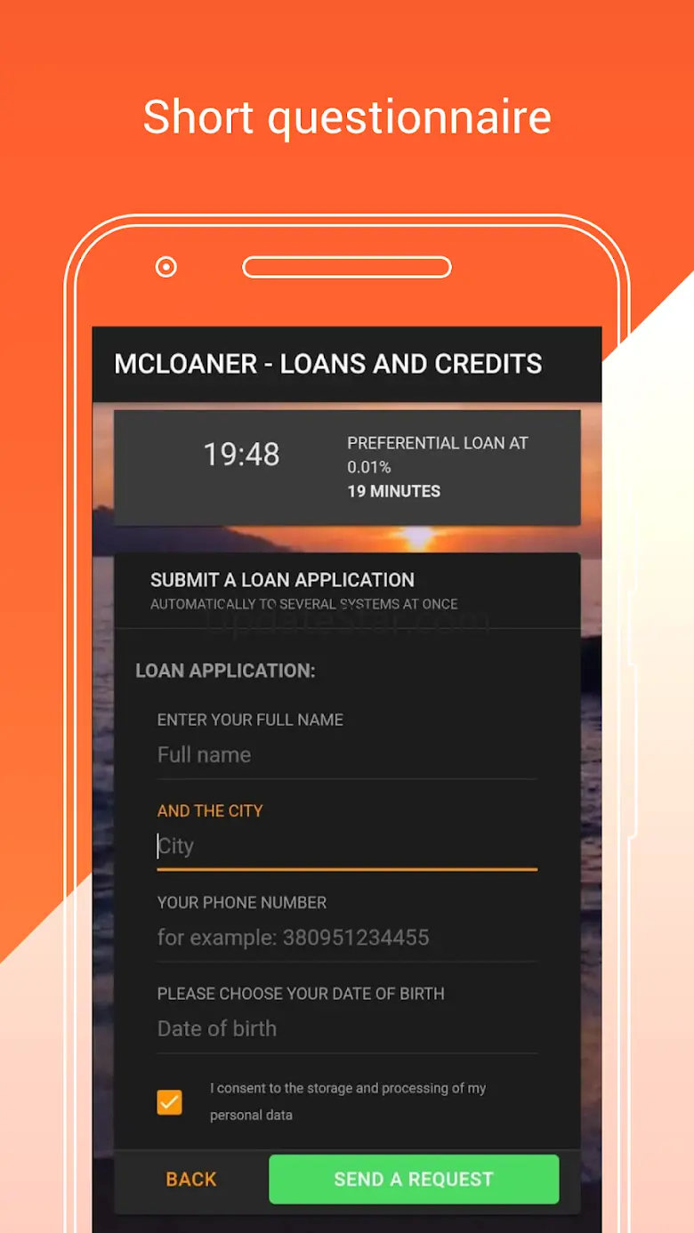 Fast online loans to your card 2.0.5