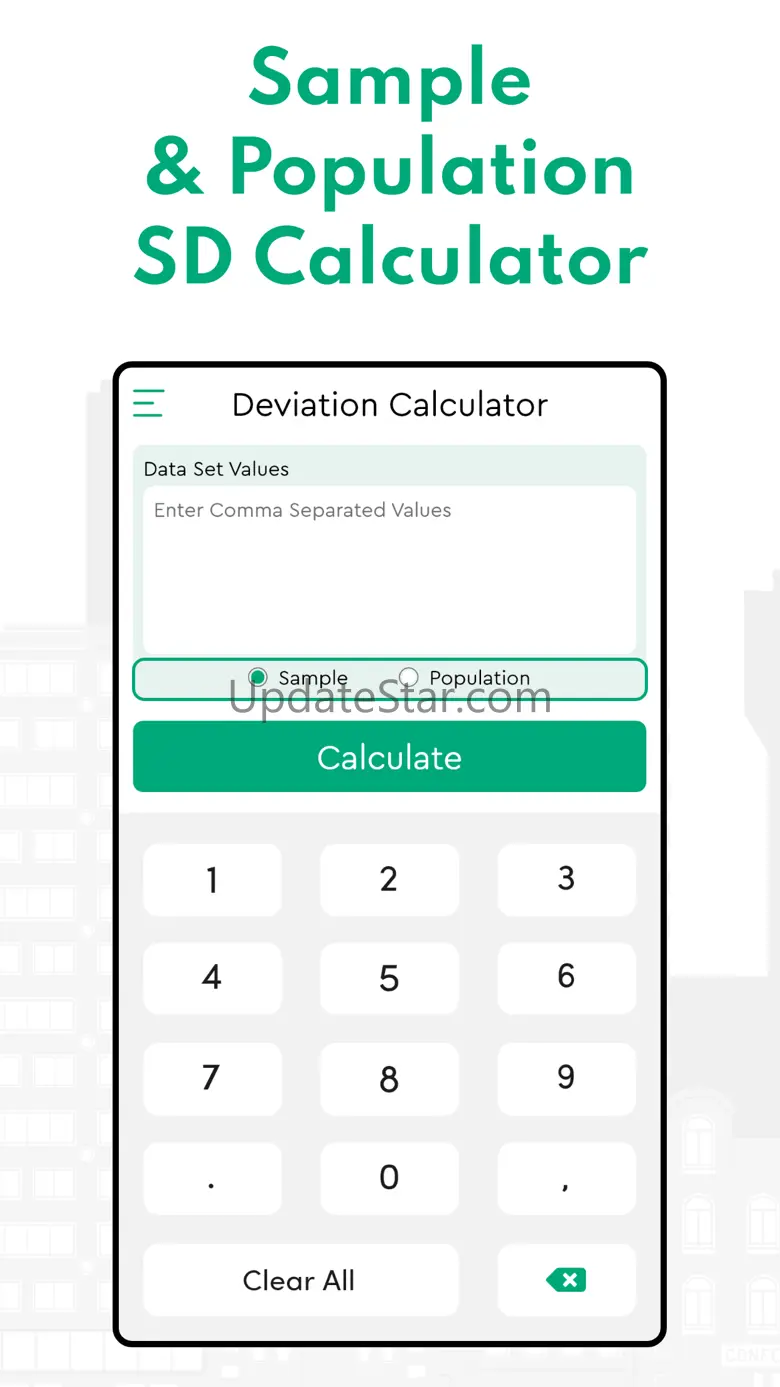 Calculate Standard Deviation 1.0.4