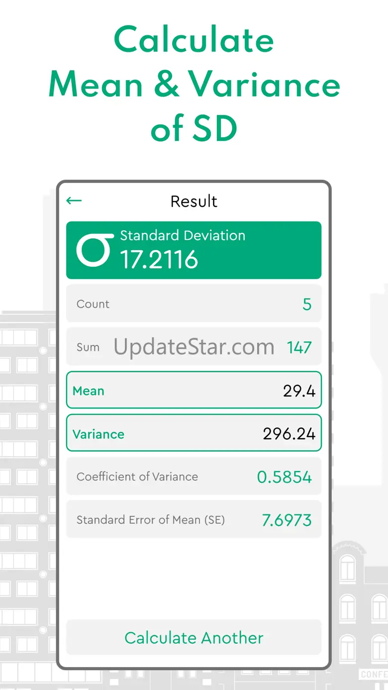 Calculate Standard Deviation 1.0.4