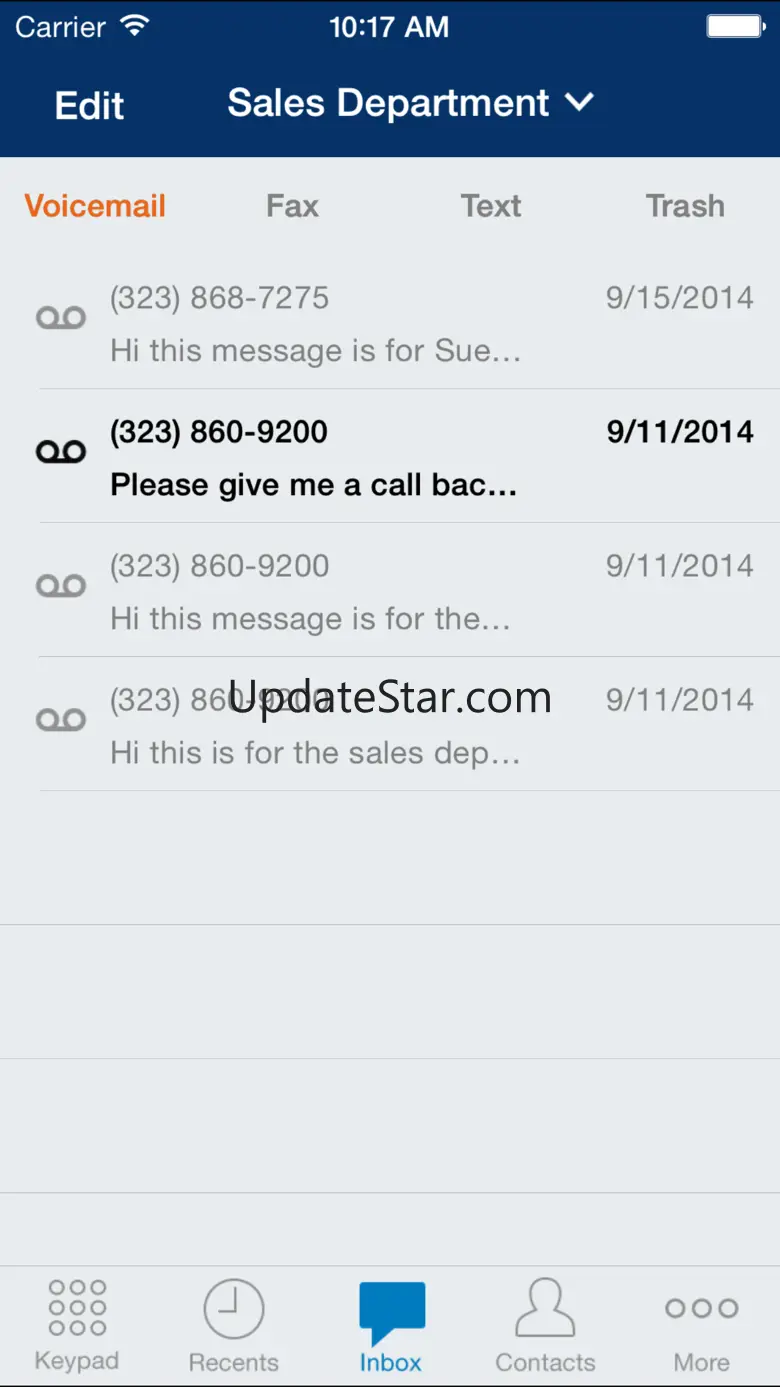 Onebox® – business phone app 4.14