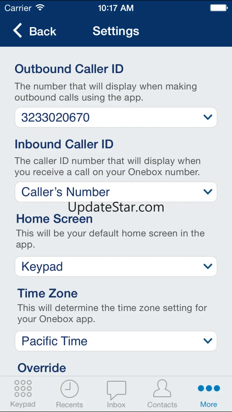 Onebox® – business phone app 4.14