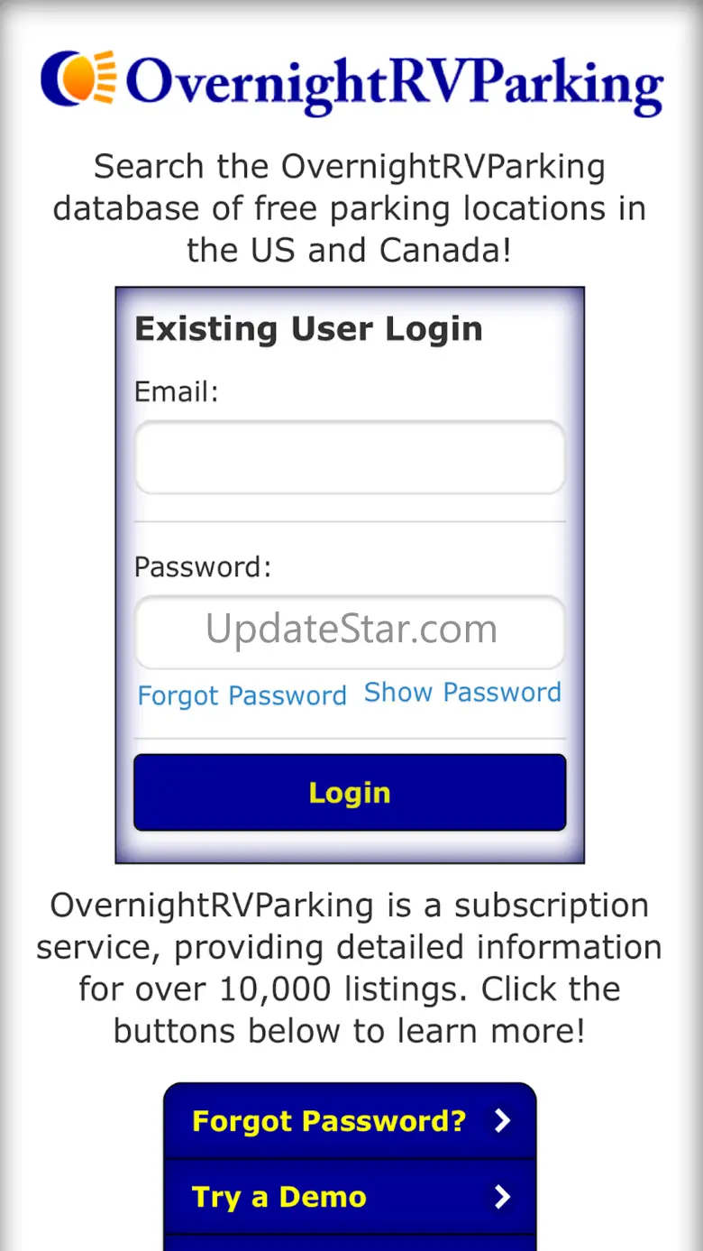 Overnight RV Parking 0.9.44