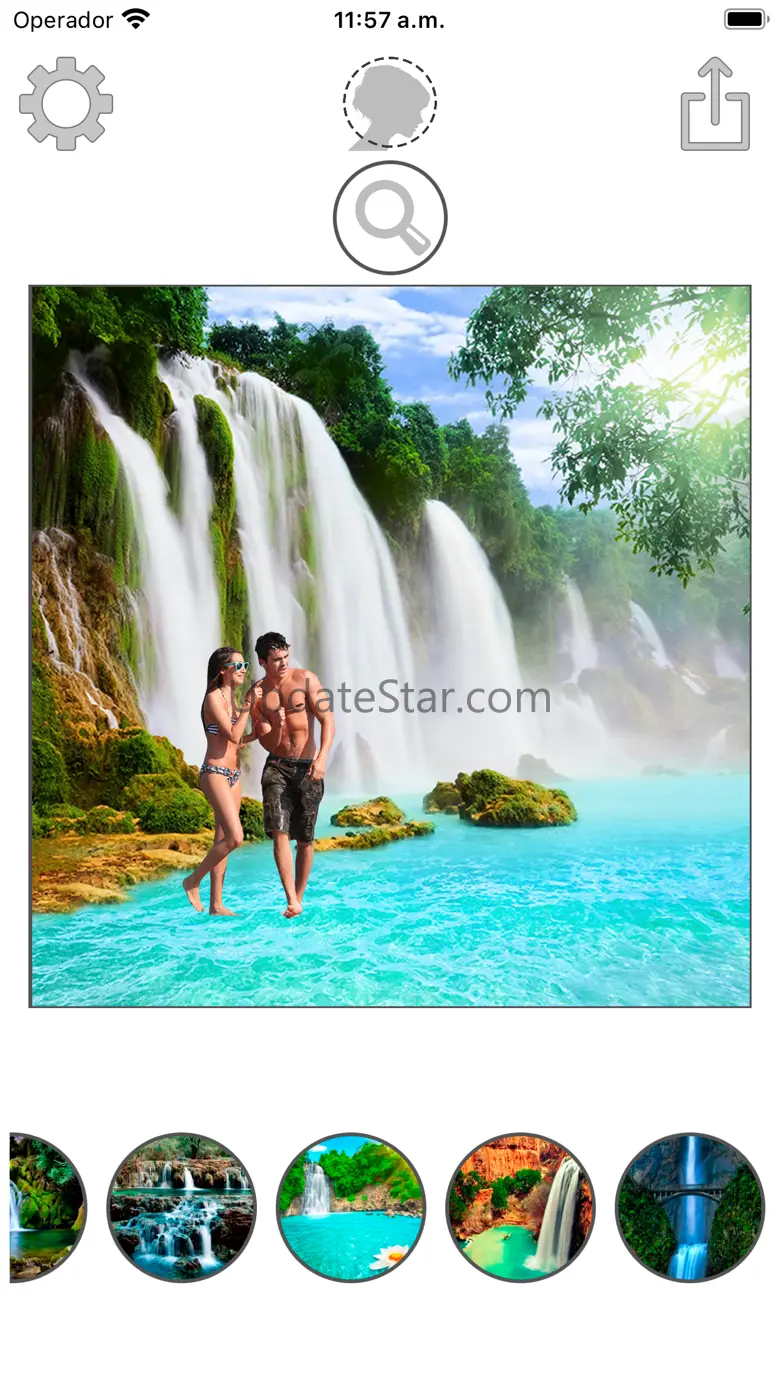 Waterfall montage with photos 1.2