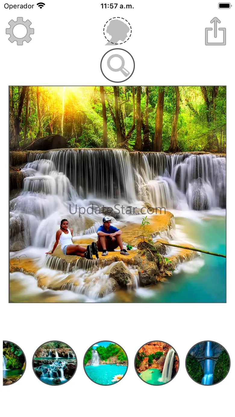 Waterfall montage with photos 1.2