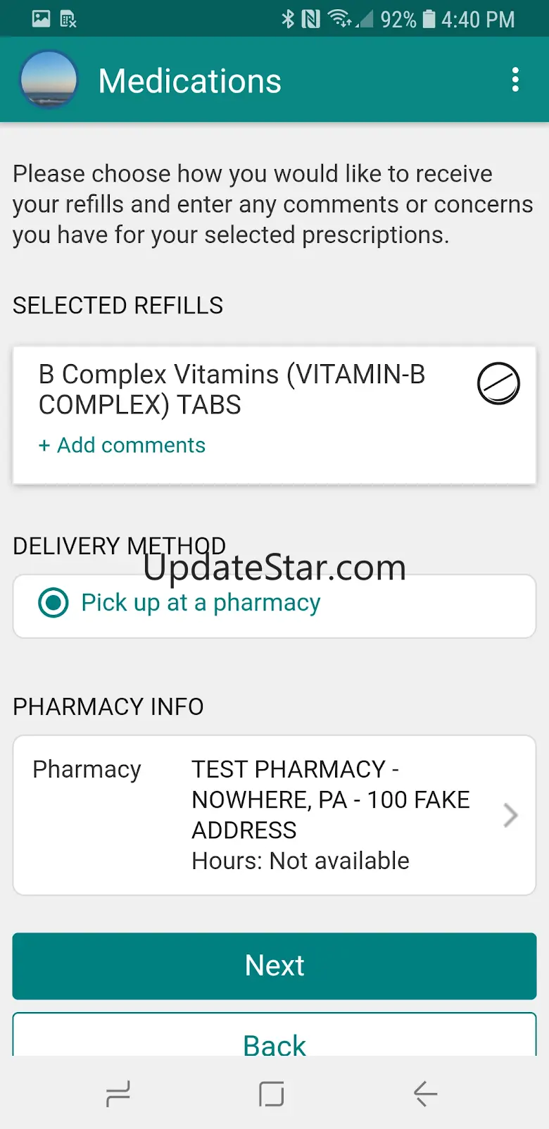 Sutter Health My Health Online 10.9.3