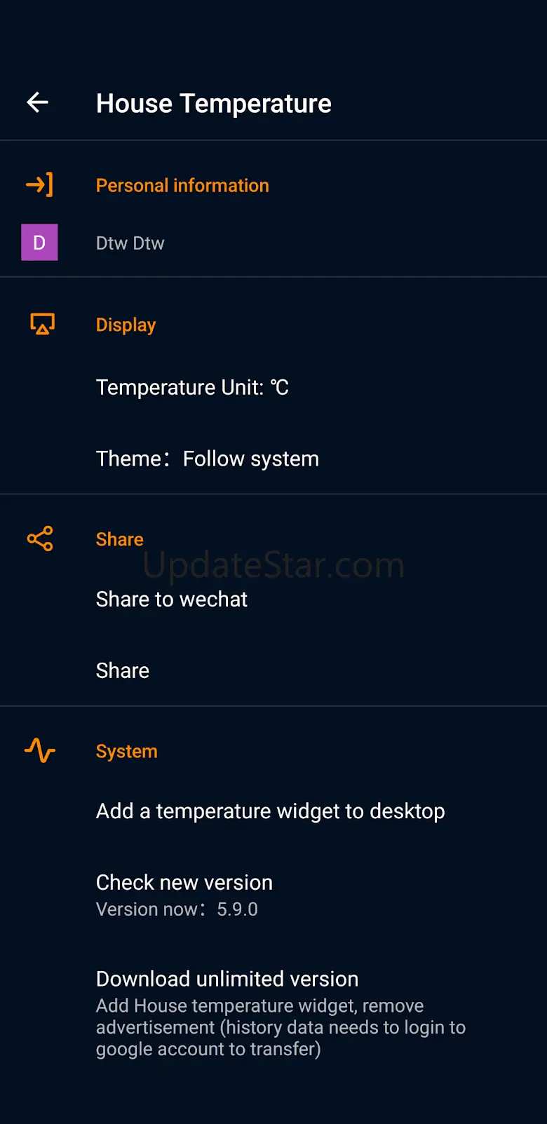 House Temperature 6.0.6