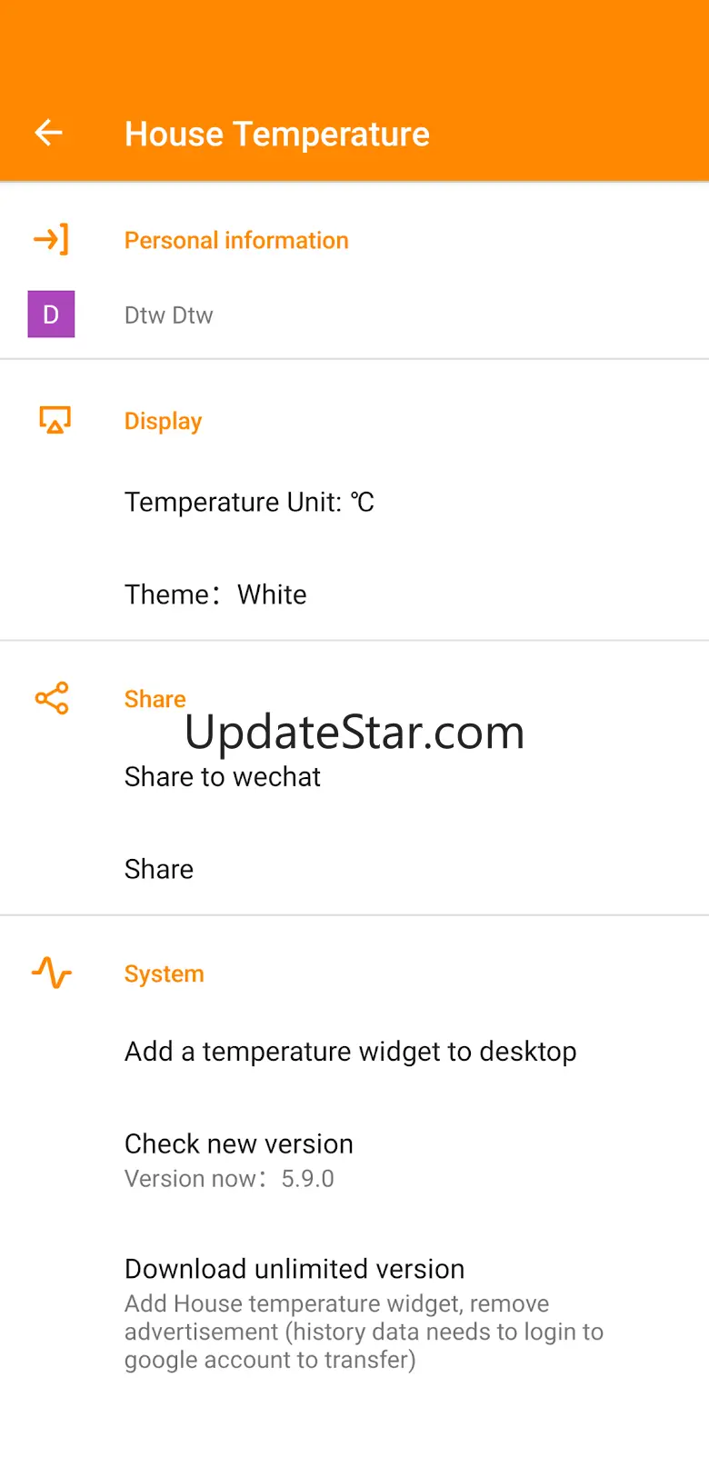 House Temperature 6.0.6