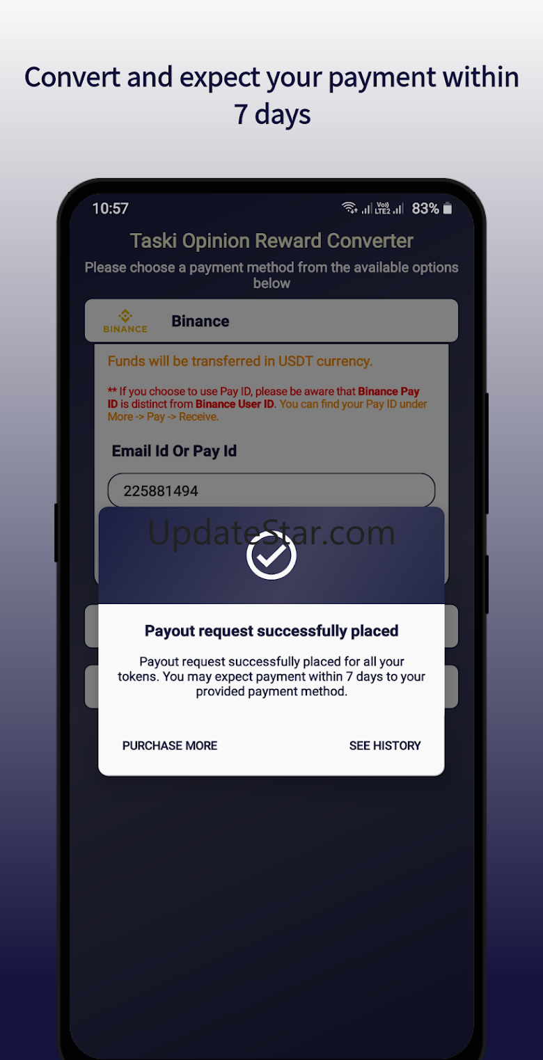 Taski Opinion Reward Converter 1.1.602