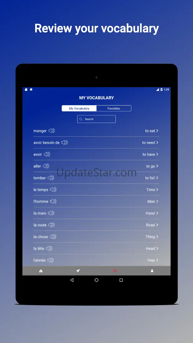 Learn French Vocabulary, Words 2.9.2