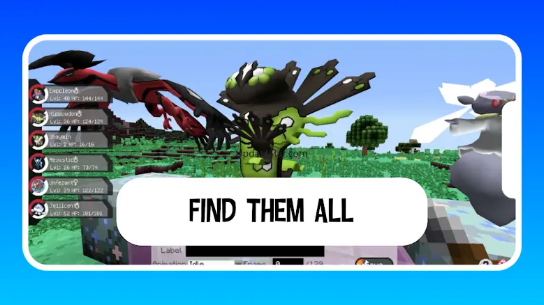 Mod Pixelmon for Minecraft 13.11