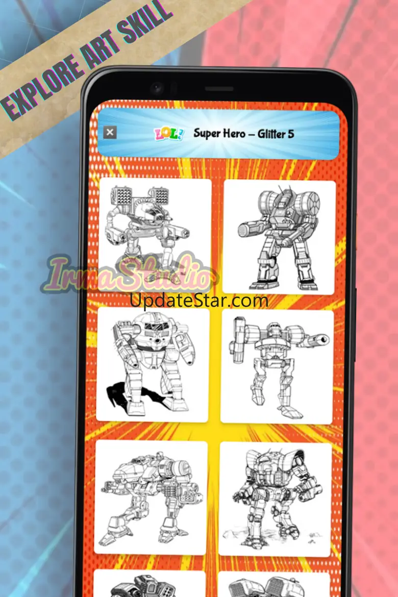 Superhero Coloring Pages 2.6.0