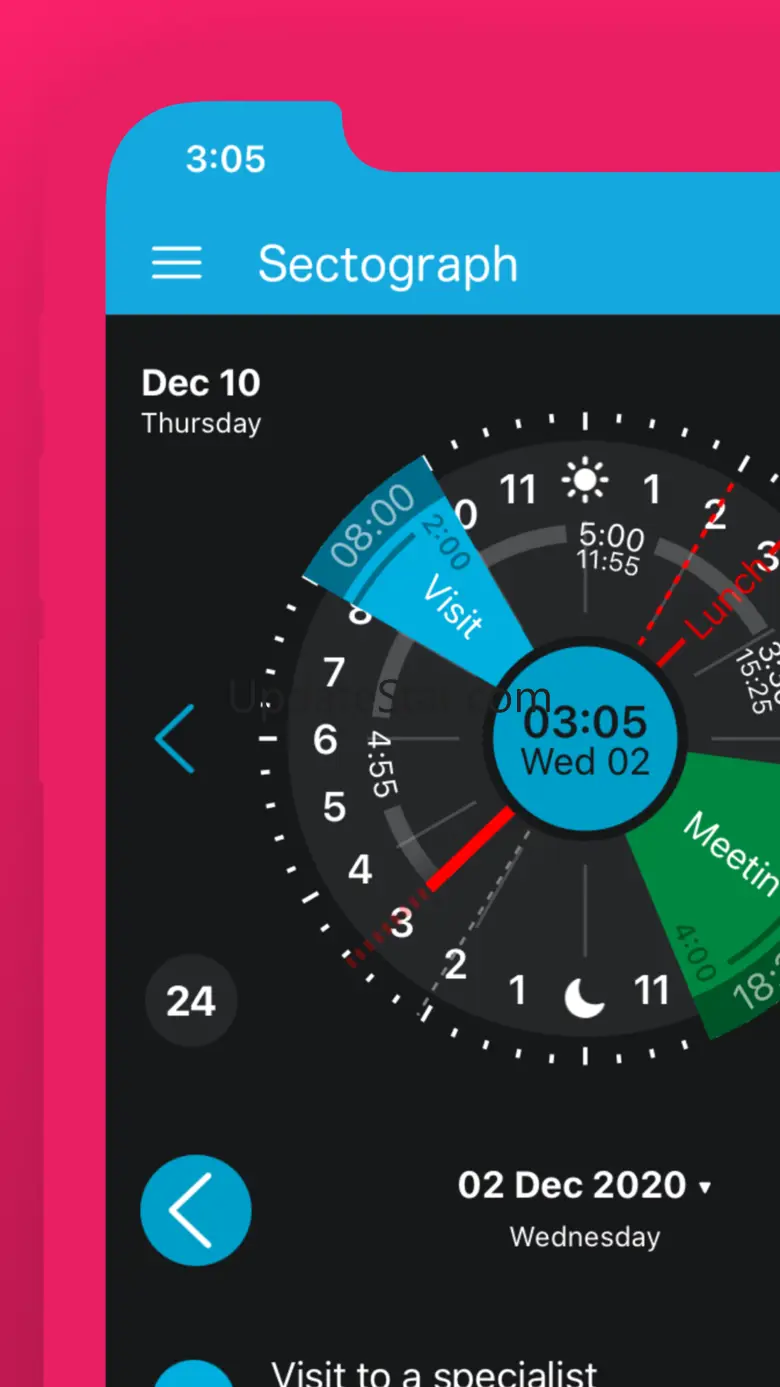 Sectograph visual time manager 1.5