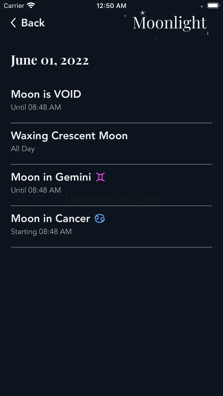 Moonlight Phases, Susan Miller 1.2.2
