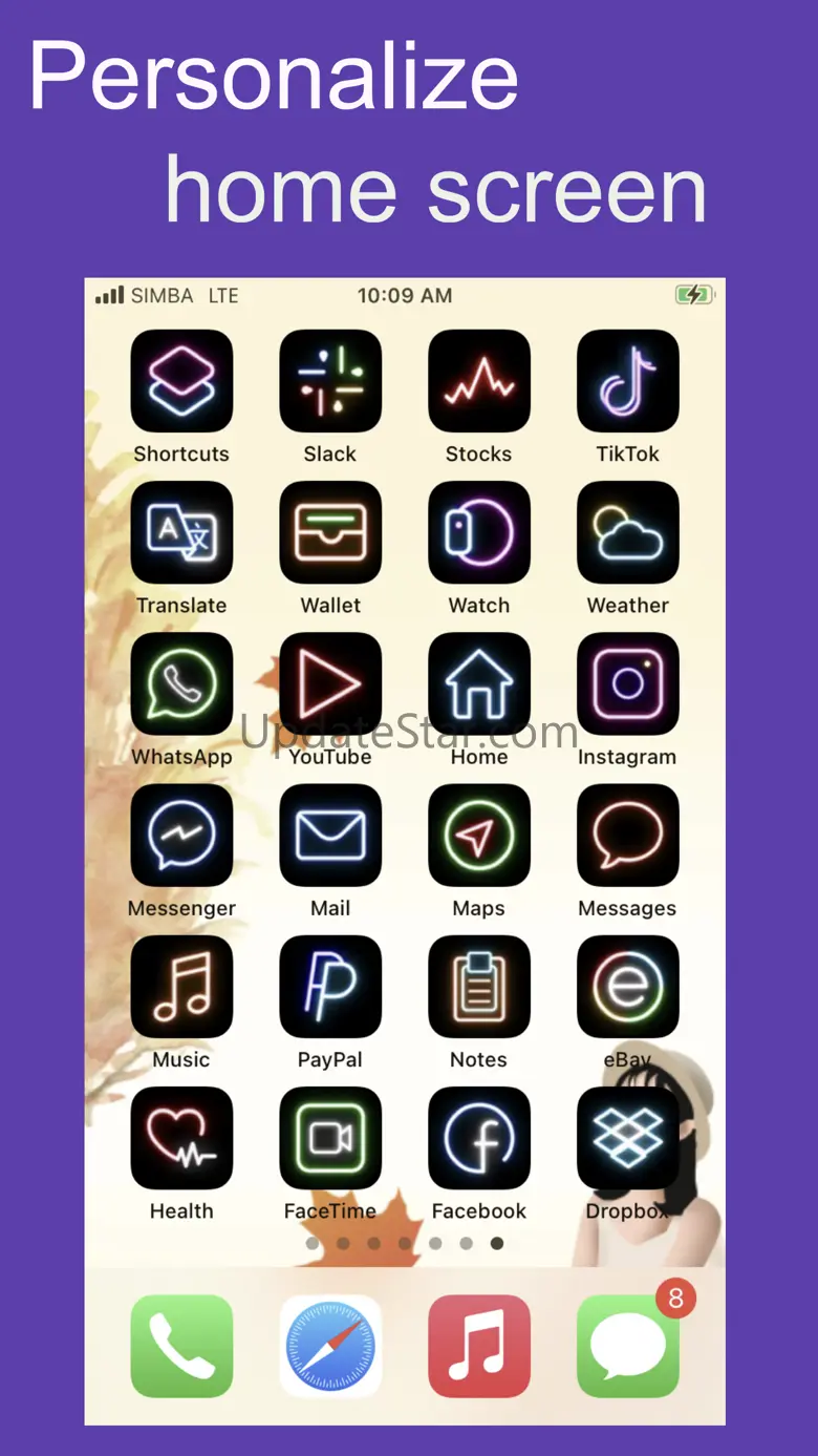 Widget Icons Wallpaper 1.0