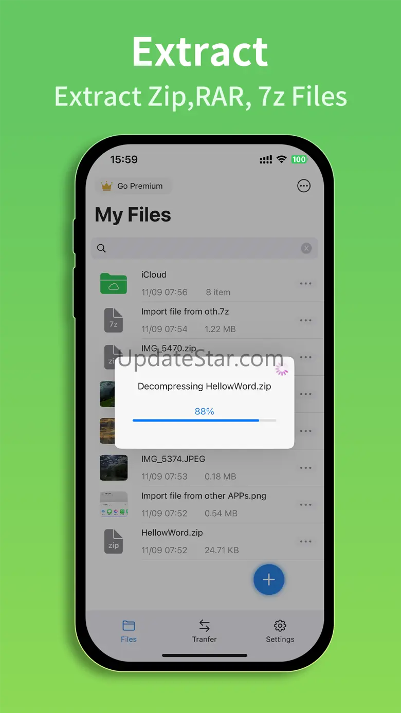 AnyZip - UnZip & UnRAR Files 3.2