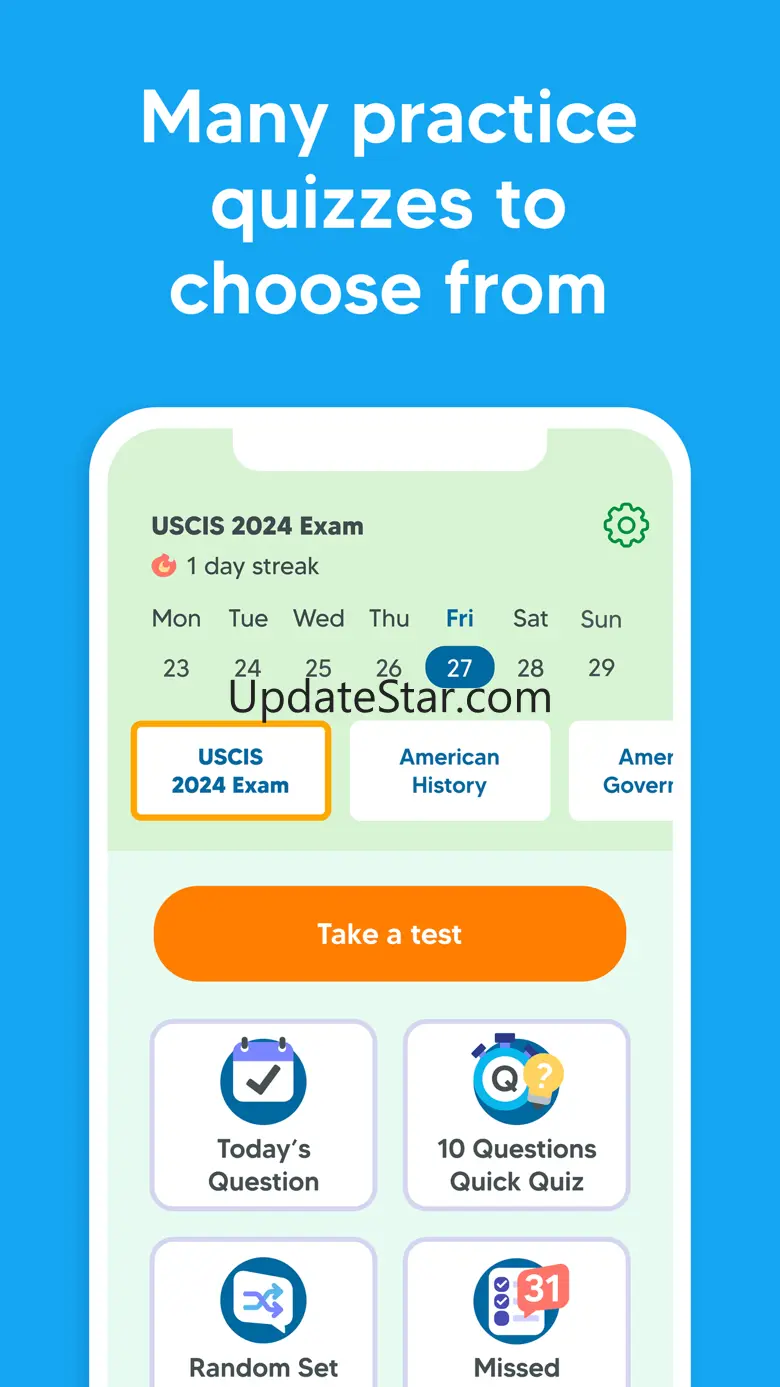 US Citizenship Test 2024 Pass 1.0