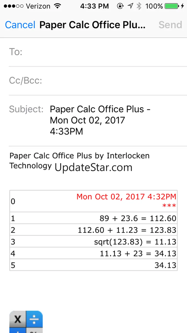 Paper Calc Office Lite 4.02.01