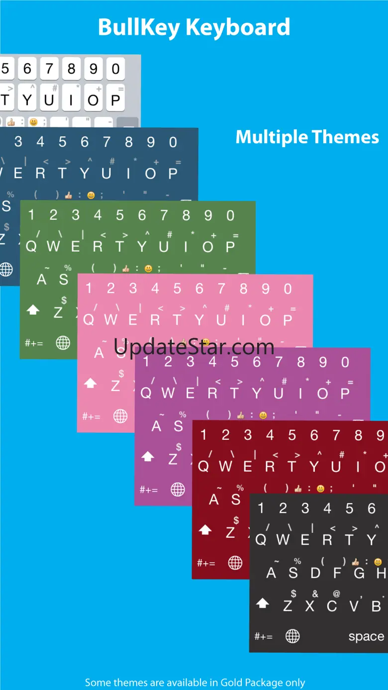 BullKey - Convenient keyboard with number row 2.1
