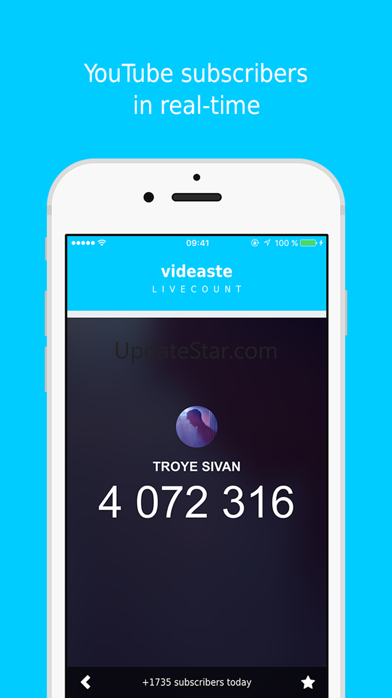 Videaste - YouTube subscriber livecount 1.0