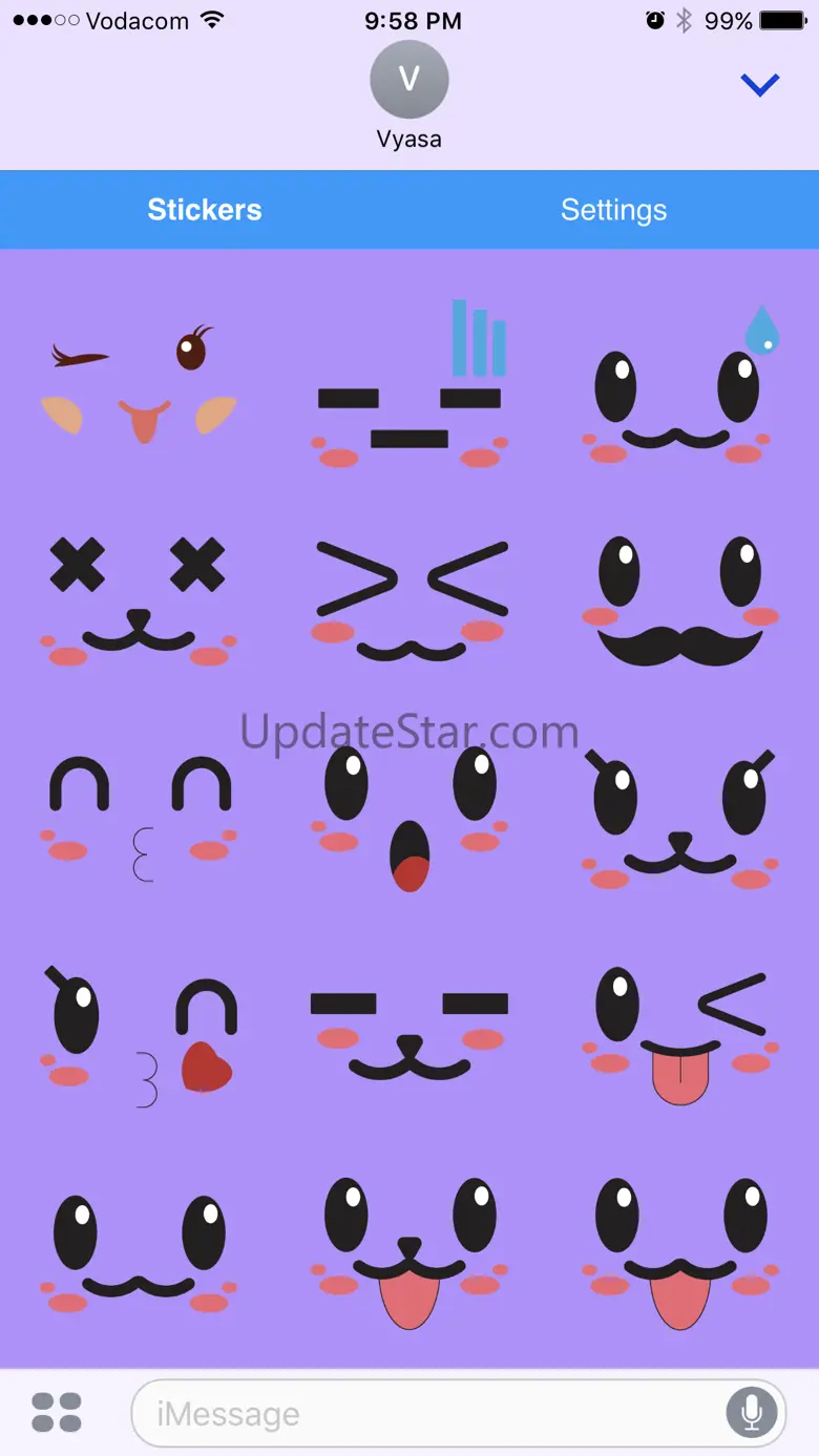 Kawaii Emoji - Cute Emoticon Stickers for Texting 1.0