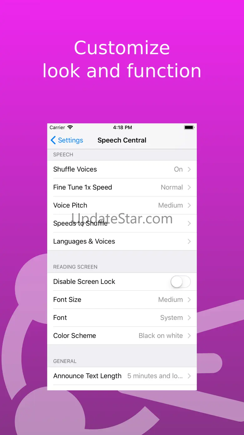 Speech Central: Book Aloud 10.00