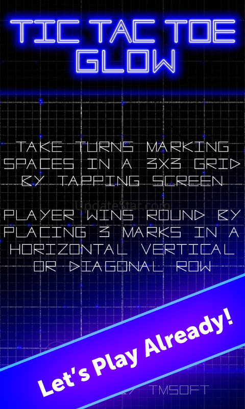 Tic Tac Toe Glow by TMSOFT 1.9.5