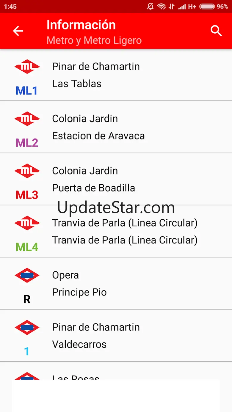 Bus Madrid Metro Cercanias ES 10.3.2